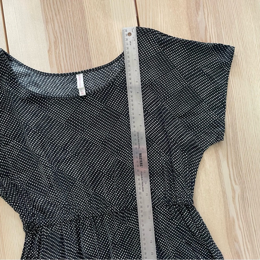 Mini Sundress Lot of 2 Mossimo & Xhilaration XL Aqua Blue Black White - Picture 13 of 16